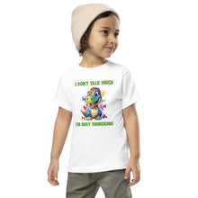 Load image into Gallery viewer, I Don’t Talk Much Dino Toddler Short Sleeve Tee
