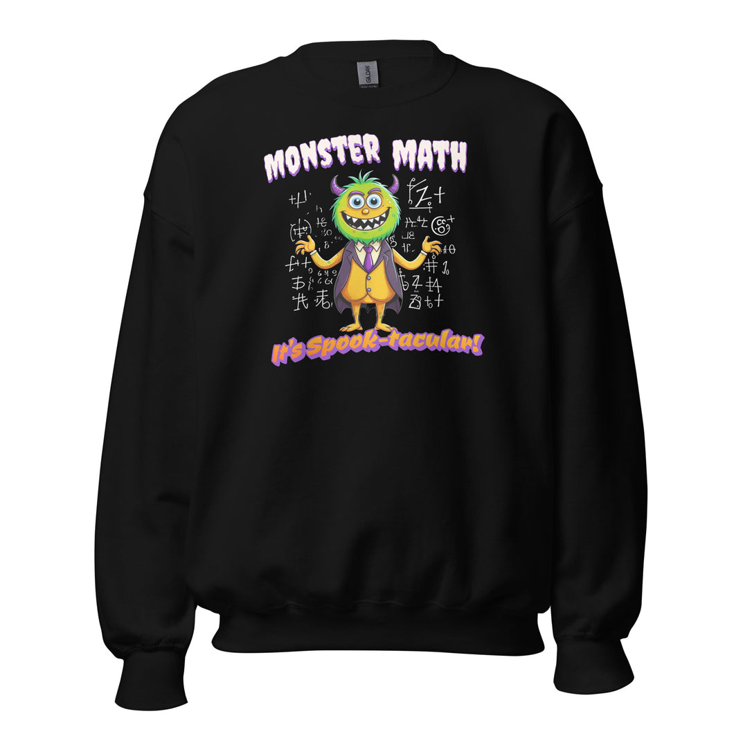 Monster Math It's Spook-tacular! Unisex Sweatshirt