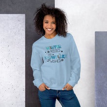 Load image into Gallery viewer, Winter Kisses and Snowflake Wishes Unisex Sweatshirt
