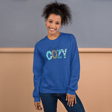 Load image into Gallery viewer, Let&#39;s Get Cozy Unisex Sweatshirt
