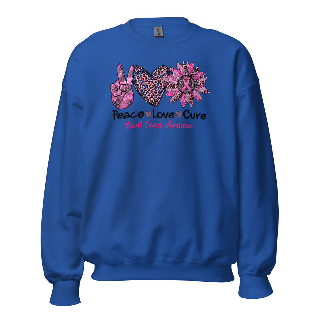 Peace Love Cure Unisex Sweatshirt