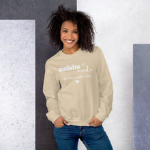 Load image into Gallery viewer, Matcha Mode (white text) Unisex Sweatshirt
