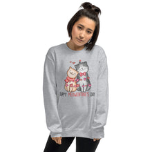 Load image into Gallery viewer, Happy Meowentine&#39;s Day Unisex Sweatshirt
