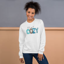 Load image into Gallery viewer, Let&#39;s Get Cozy Unisex Sweatshirt
