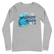 Load image into Gallery viewer, Freezin’ Season Ya’ll Unisex Long Sleeve Tee
