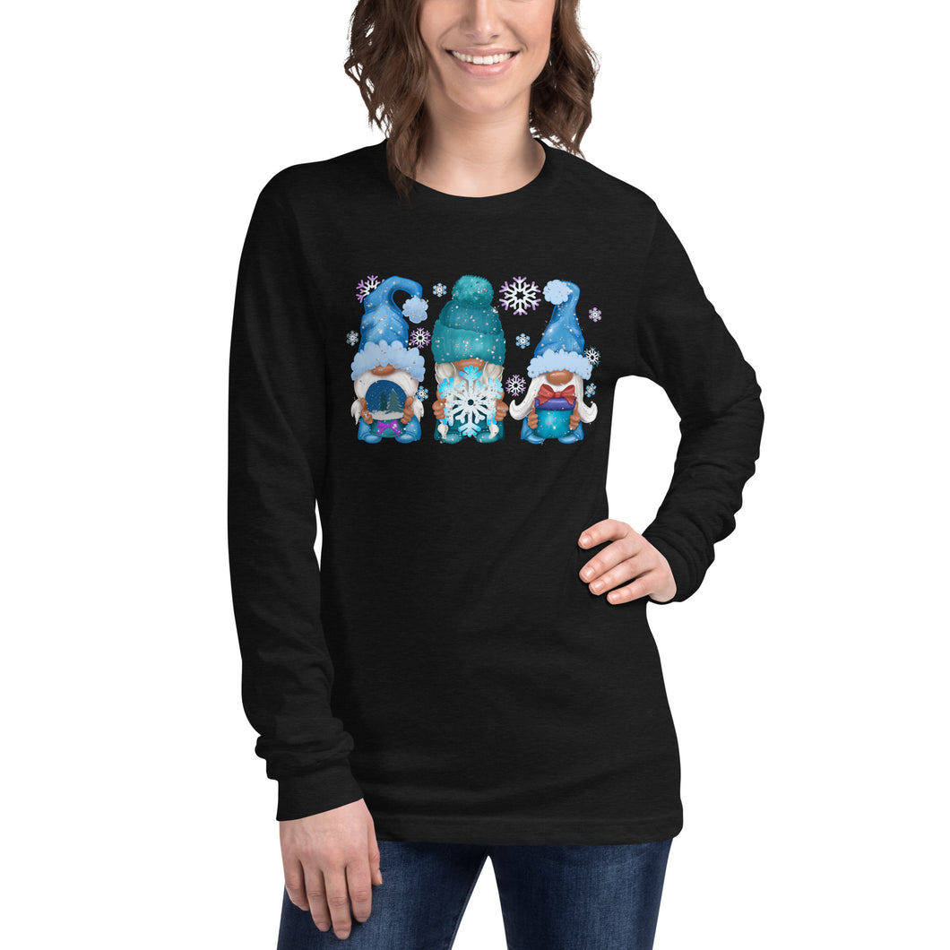 Winter Gnomes Unisex Long Sleeve Tee