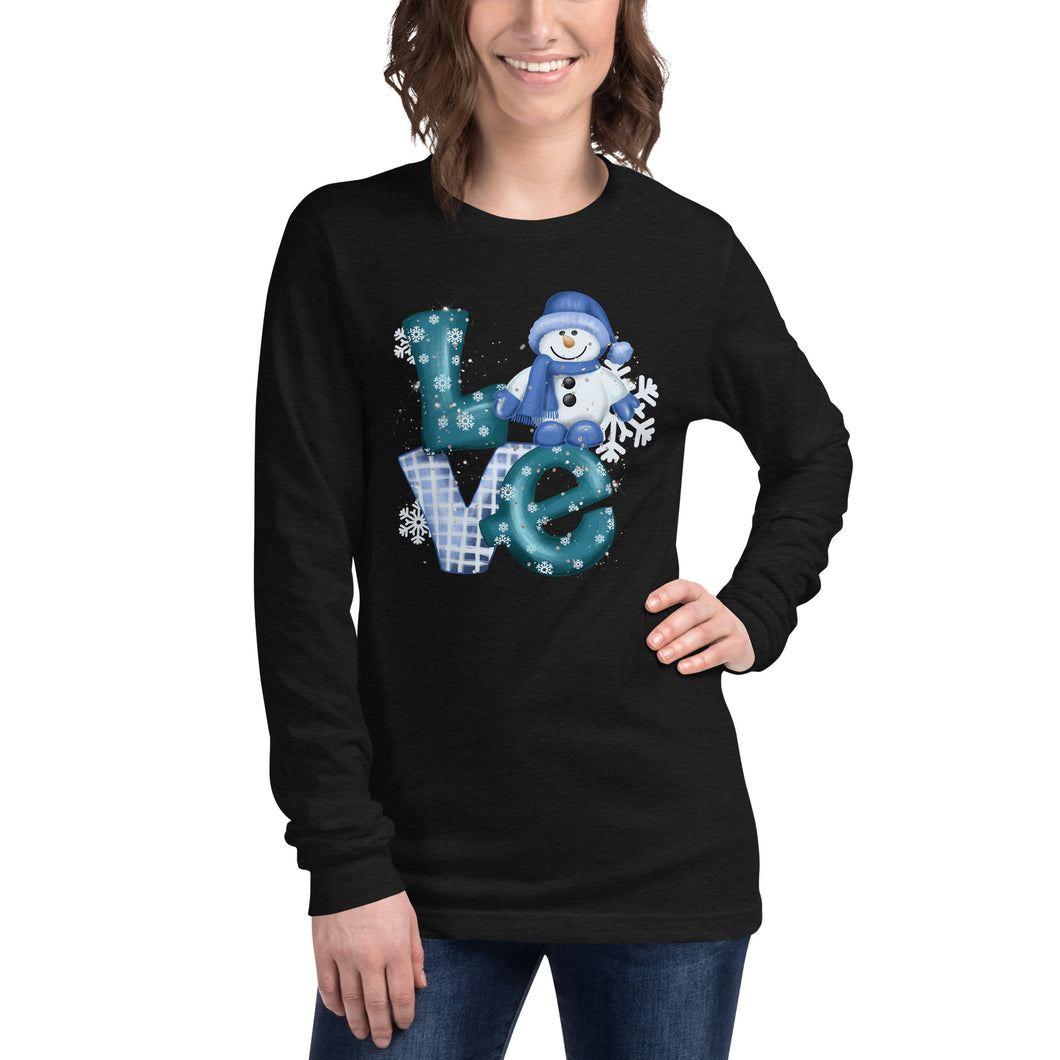 Winter Love Unisex Long Sleeve Tee