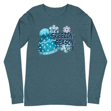 Load image into Gallery viewer, Freezin’ Season Ya’ll Unisex Long Sleeve Tee
