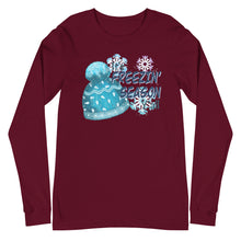 Load image into Gallery viewer, Freezin’ Season Ya’ll Unisex Long Sleeve Tee
