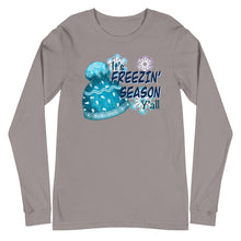 Load image into Gallery viewer, Freezin’ Season Ya’ll Unisex Long Sleeve Tee
