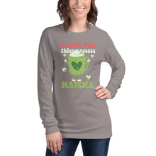 Load image into Gallery viewer, I Love You Thissssss Matcha Unisex Long Sleeve Tee
