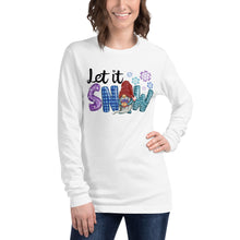 Load image into Gallery viewer, Let It Snow Unisex Long Sleeve Tee
