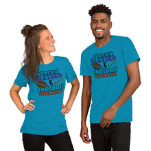 Load image into Gallery viewer, Stressed Blessed and Football Obsessed Unisex t-shirt
