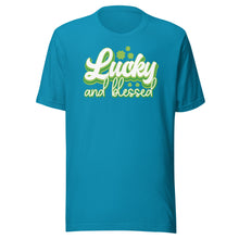 Load image into Gallery viewer, Lucky And Blessed Unisex t-shirt
