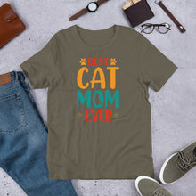 Load image into Gallery viewer, Best Cat Mom Ever Unisex t-shirt
