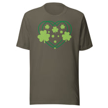 Load image into Gallery viewer, Shamrocks And Hearts Unisex t-shirt
