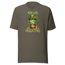 Load image into Gallery viewer, Irish Luck Froggy Style Unisex t-shirt
