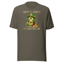 Load image into Gallery viewer, Hoppy St Paddy&#39;s It&#39;s Ribbiting Fun Unisex t-shirt
