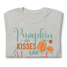 Load image into Gallery viewer, Pumpkin Kisses and Harvest Wishes Unisex t-shirt
