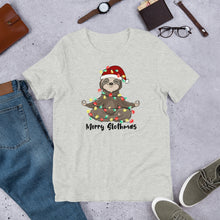 Load image into Gallery viewer, Merry Slothmas Unisex t-shirt
