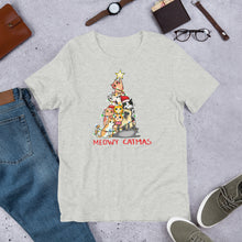 Load image into Gallery viewer, Meowy Catmas Unisex t-shirt
