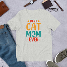 Load image into Gallery viewer, Best Cat Mom Ever Unisex t-shirt
