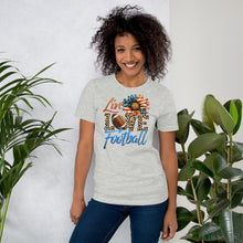 Load image into Gallery viewer, Live Love Football Unisex t-shirt
