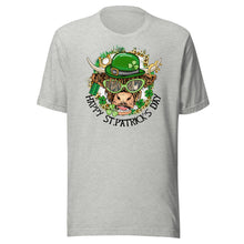 Load image into Gallery viewer, Happy St Patrick’s Day (highland cow) Unisex t-shirt
