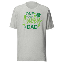 Load image into Gallery viewer, One Lucky Dad Unisex t-shirt
