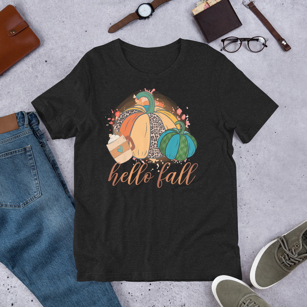 Hello Fall Unisex t-shirt