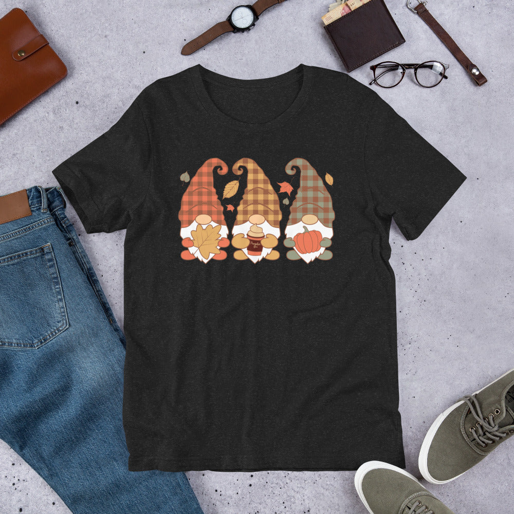 Fall Gnomes Unisex t-shirt