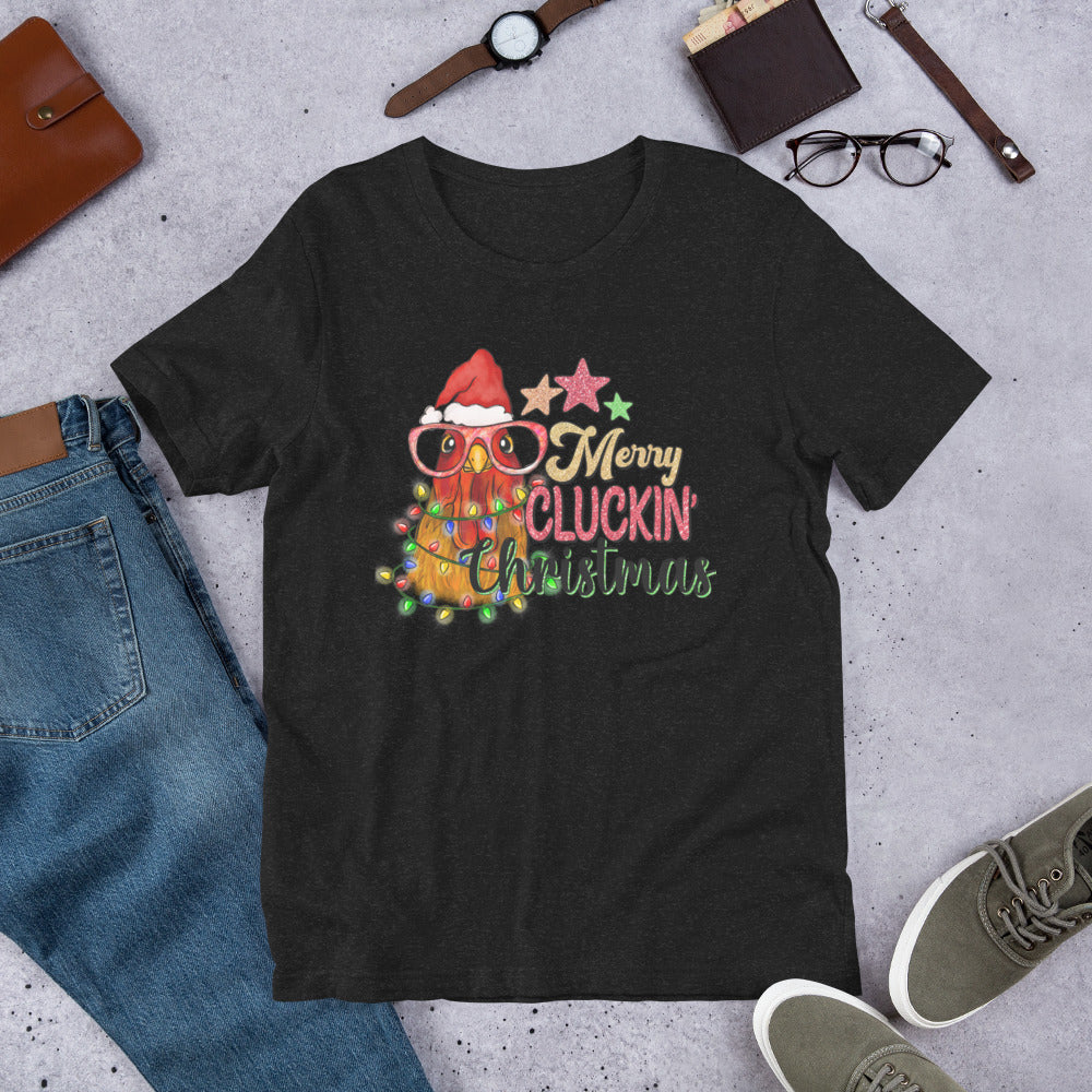 Merry Cluckin' Christmas Unisex t-shirt