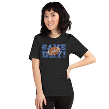 Load image into Gallery viewer, Game Day Blue Glitter Unisex t-shirt
