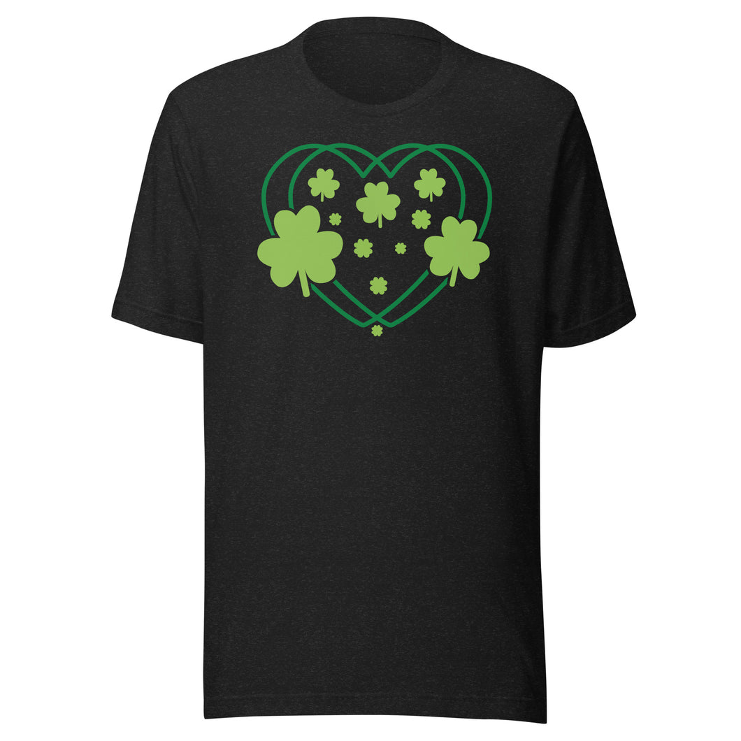 Shamrocks And Hearts Unisex t-shirt