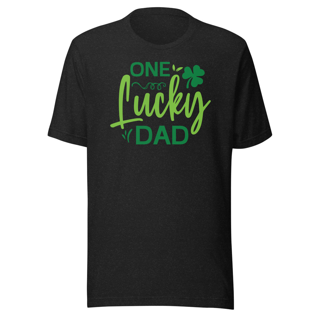 One Lucky Dad Unisex t-shirt