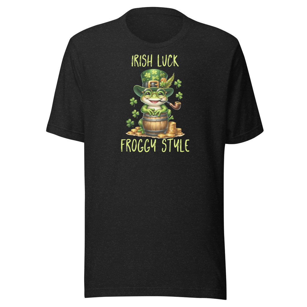 Irish Luck Froggy Style Unisex t-shirt