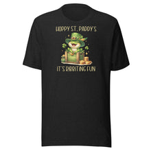 Load image into Gallery viewer, Hoppy St Paddy&#39;s It&#39;s Ribbiting Fun Unisex t-shirt
