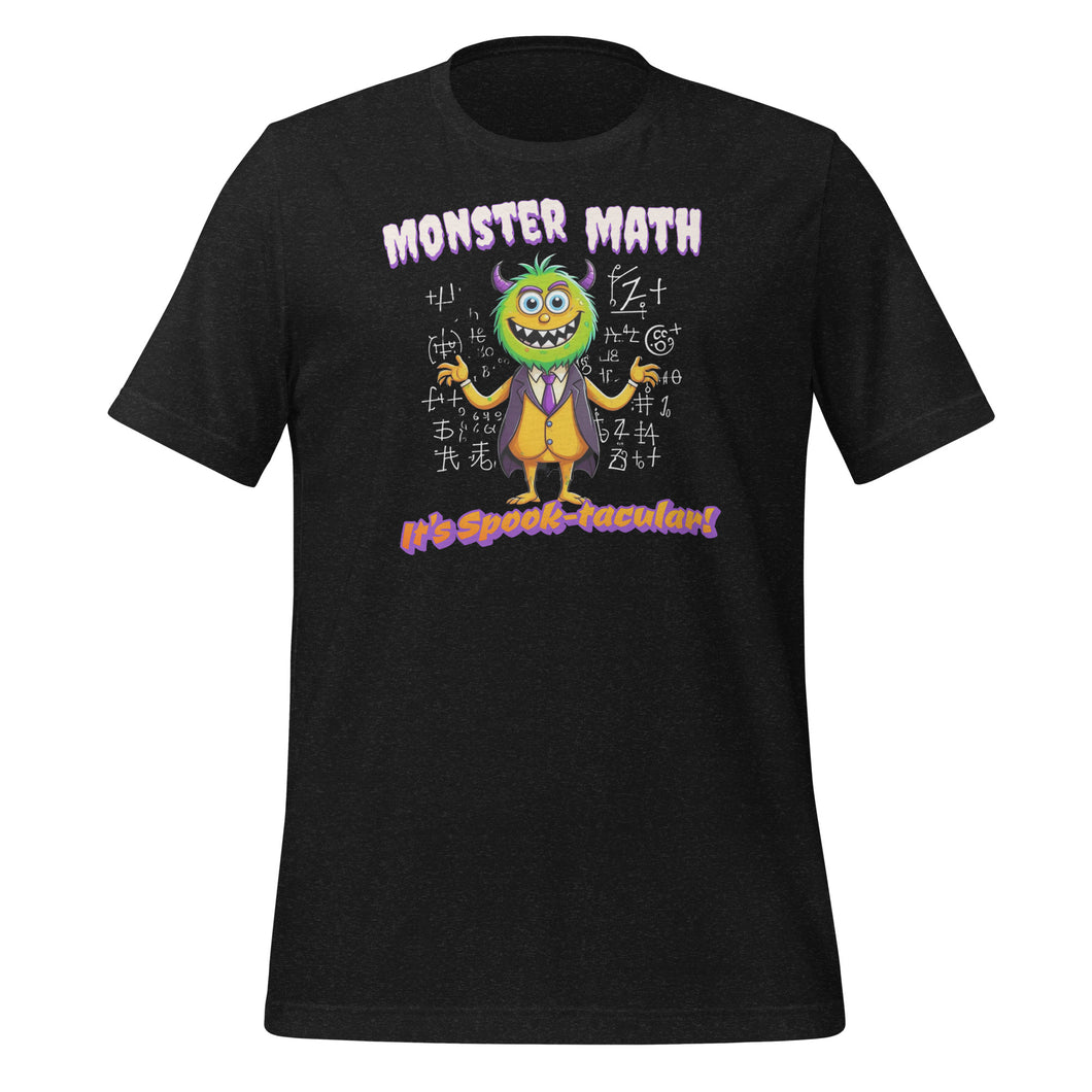 Monster Math It's Spook-tacular! Unisex t-shirt