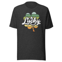 Load image into Gallery viewer, Lucky Retro Shamrock Unisex t-shirt
