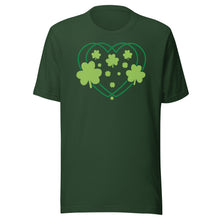 Load image into Gallery viewer, Shamrocks And Hearts Unisex t-shirt
