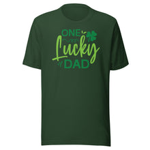 Load image into Gallery viewer, One Lucky Dad Unisex t-shirt
