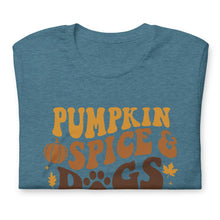 Load image into Gallery viewer, Pumpkin Spice and Dogs Unisex t-shirt
