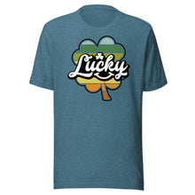 Load image into Gallery viewer, Lucky Retro Shamrock Unisex t-shirt
