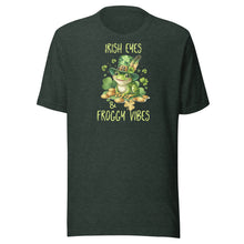 Load image into Gallery viewer, Irish Eyes Froggy Vibes Unisex t-shirt
