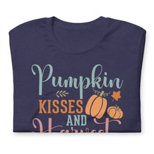 Load image into Gallery viewer, Pumpkin Kisses and Harvest Wishes Unisex t-shirt
