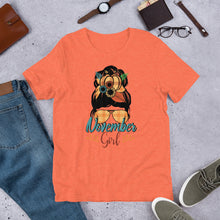 Load image into Gallery viewer, November Girl Unisex Fall t-shirt
