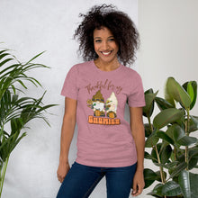 Load image into Gallery viewer, Thankful For My Gnomies Unisex t-shirt (Lighter Colors)
