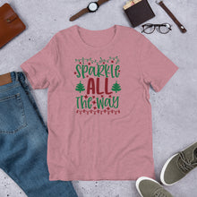 Load image into Gallery viewer, Sparkle All The Way Unisex t-shirt
