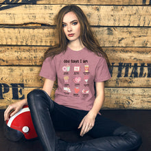 Load image into Gallery viewer, God Says I Am Valentine&#39;s Unisex t-shirt
