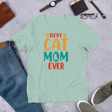 Load image into Gallery viewer, Best Cat Mom Ever Unisex t-shirt
